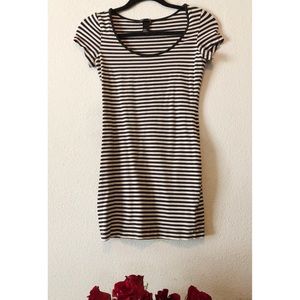 Basic striped H&M dress